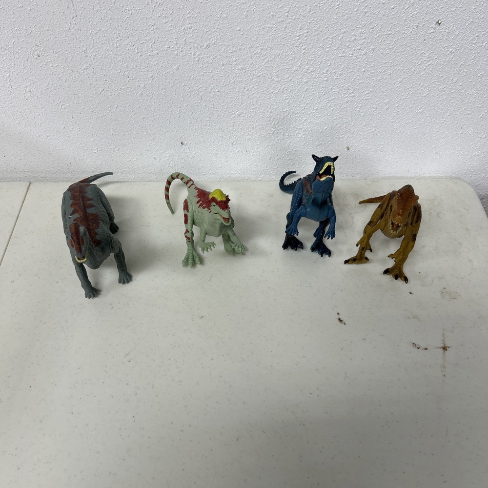Jurassic Park World Dinosaur Toys Lot Of 4 Dino Action Figures